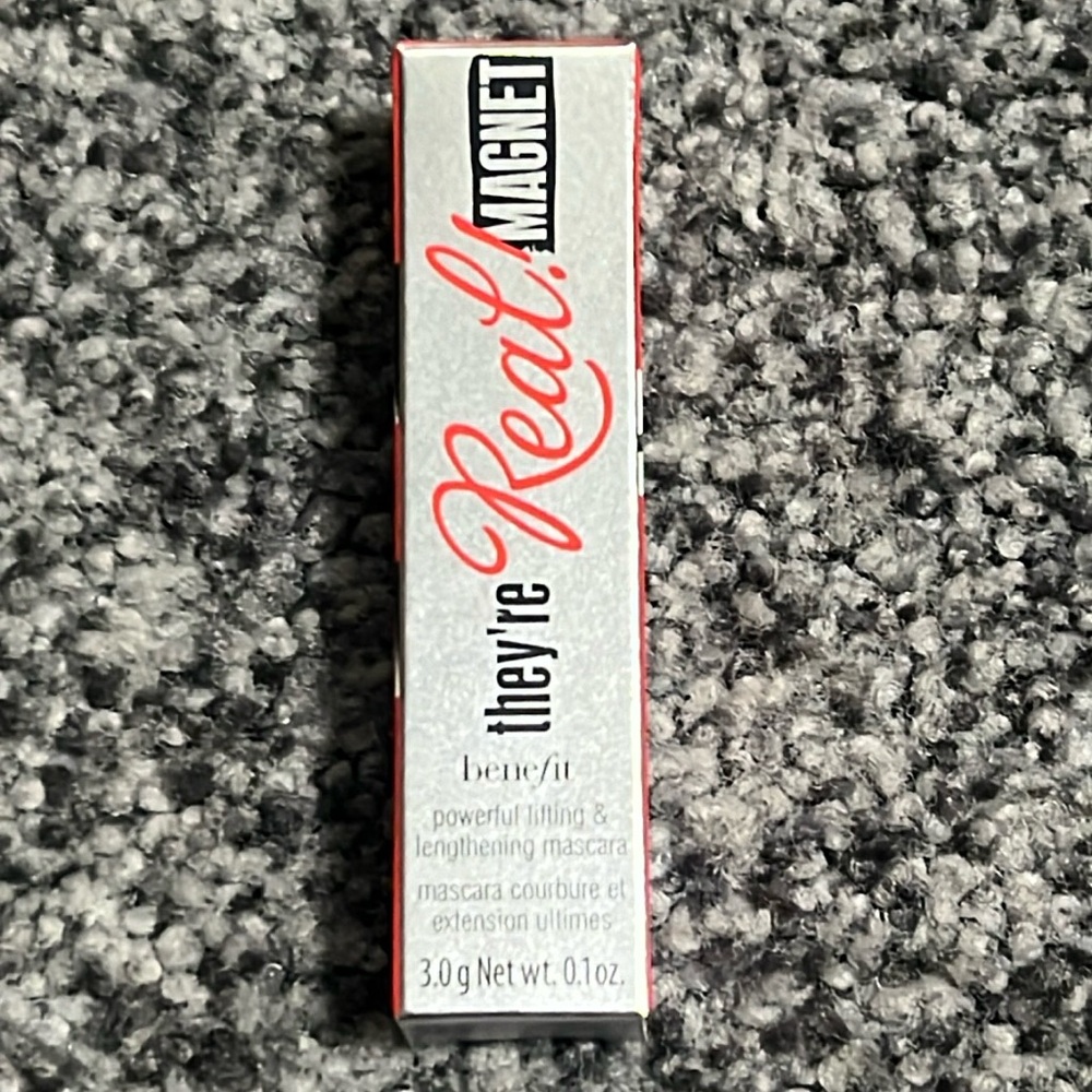 💋3/$15💋Benefit They're Real Magnetic Black Mascara Travel Size NIB